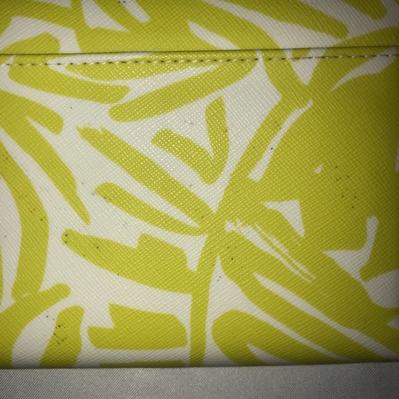 NWOT Kate Spade Green and White Wallet w/ bag - Picture 6 of 7